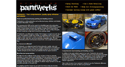 Desktop Screenshot of paintwerks.com.au